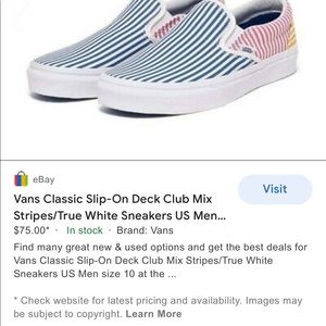 RARE striped Vans